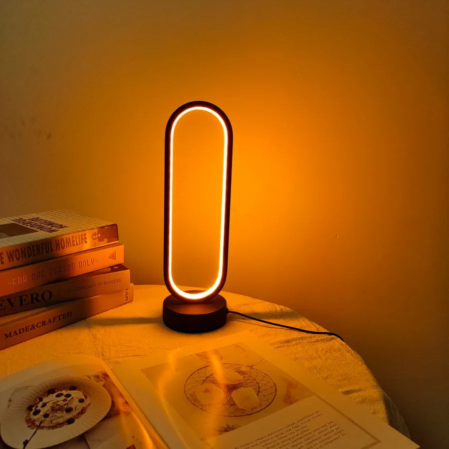 Bedside Lamp - Three-color Dimming LED Night Light