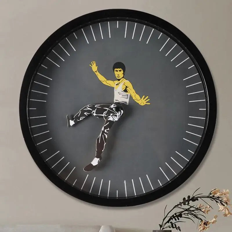 Kungfu Wall Clock