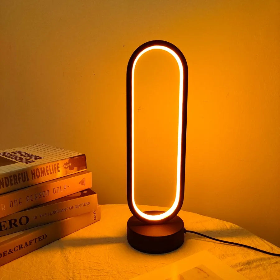 Bedside Lamp - Three-color Dimming LED Night Light