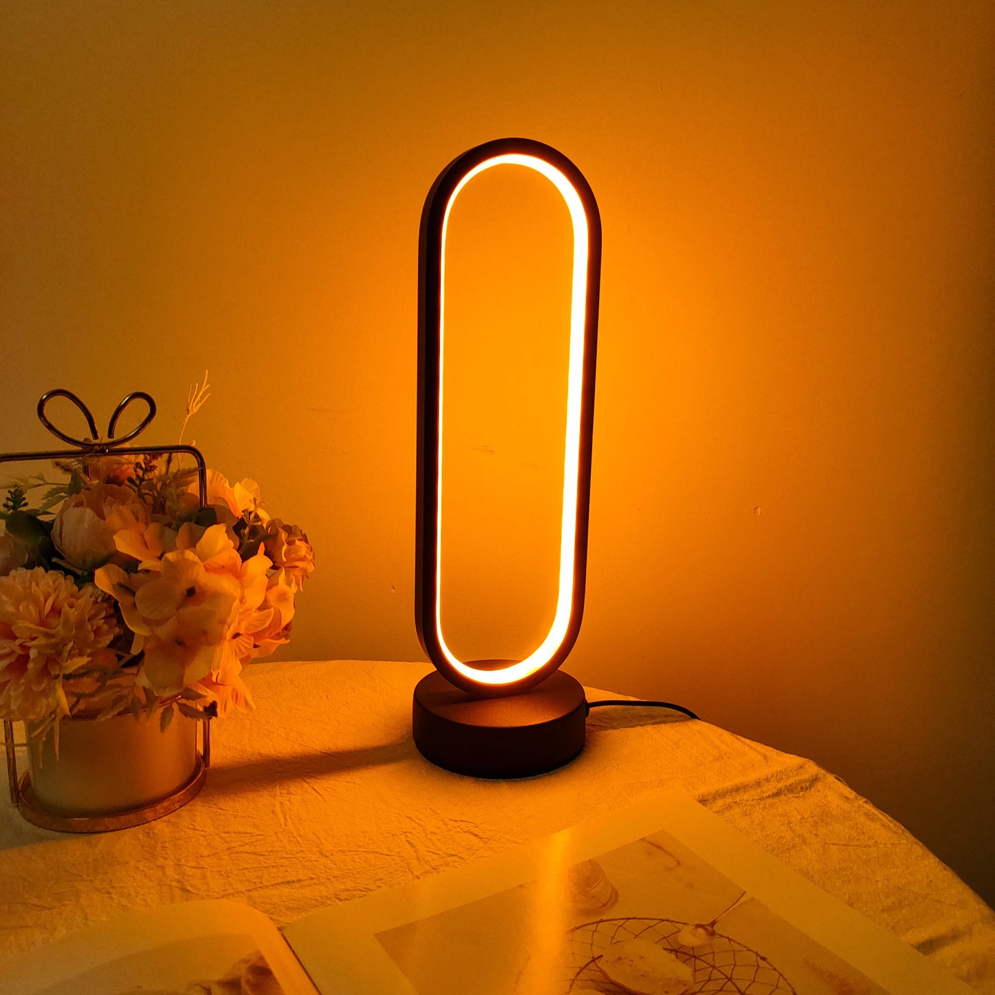 Bedside Lamp - Three-color Dimming LED Night Light