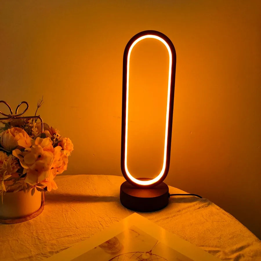 Bedside Lamp - Three-color Dimming LED Night Light