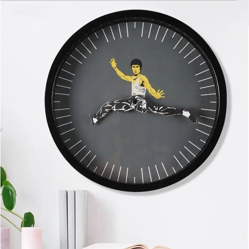 Kungfu Wall Clock