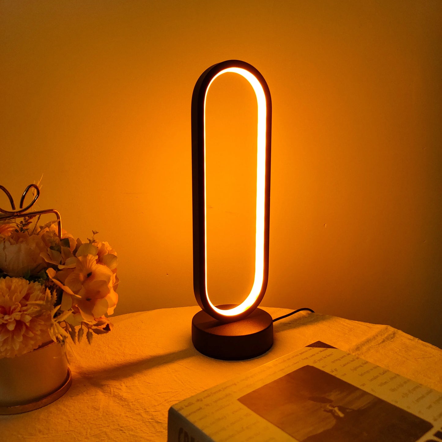 Bedside Lamp - Three-color Dimming LED Night Light