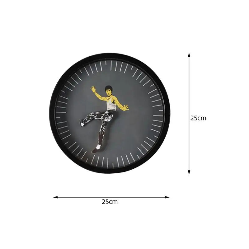 Kungfu Wall Clock