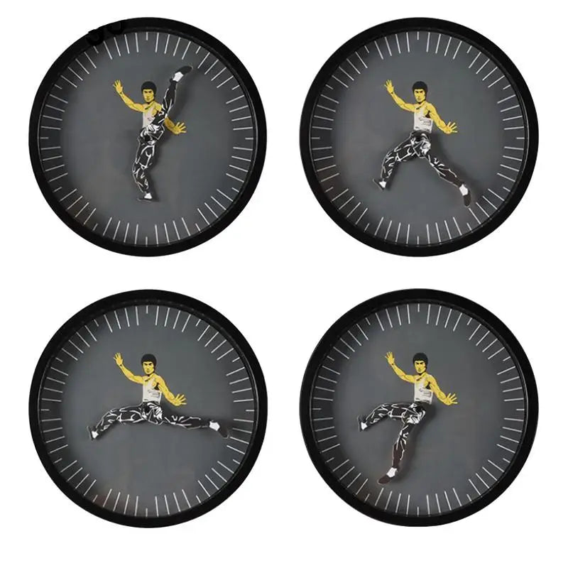 Kungfu Wall Clock