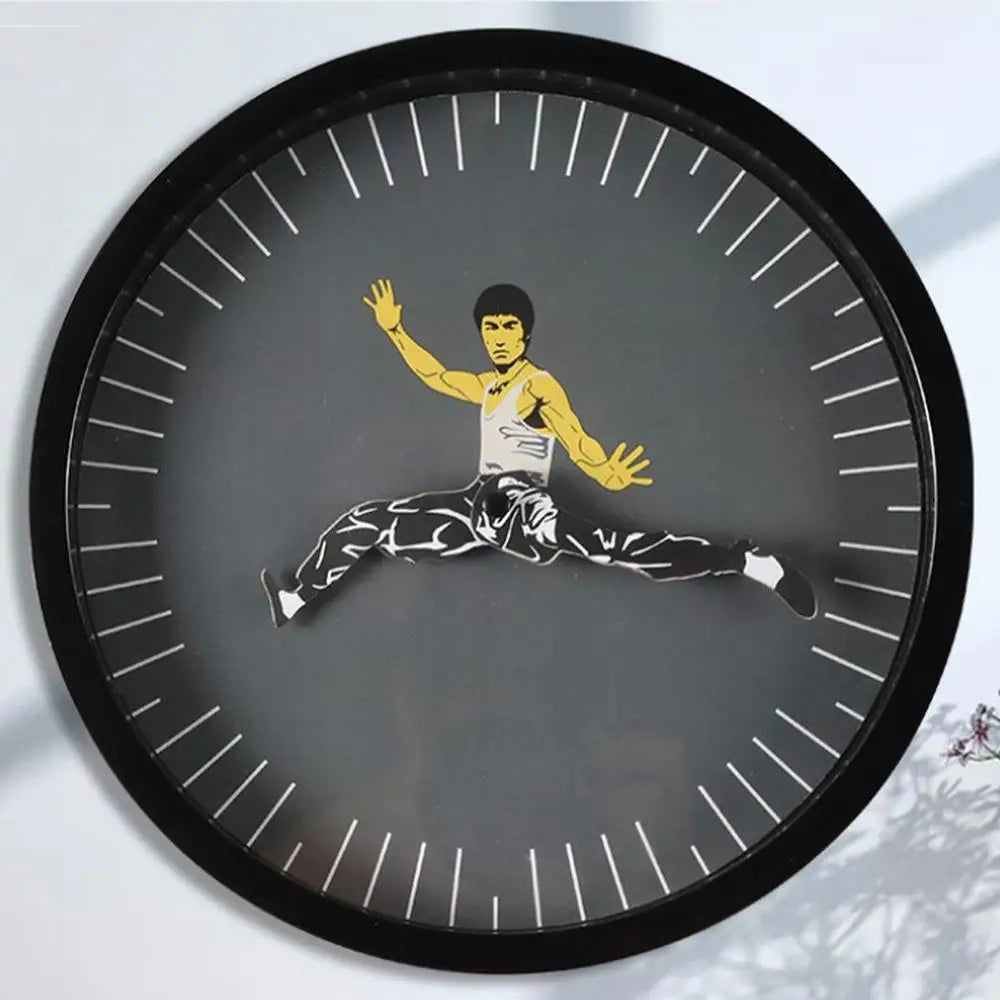 Kungfu Wall Clock