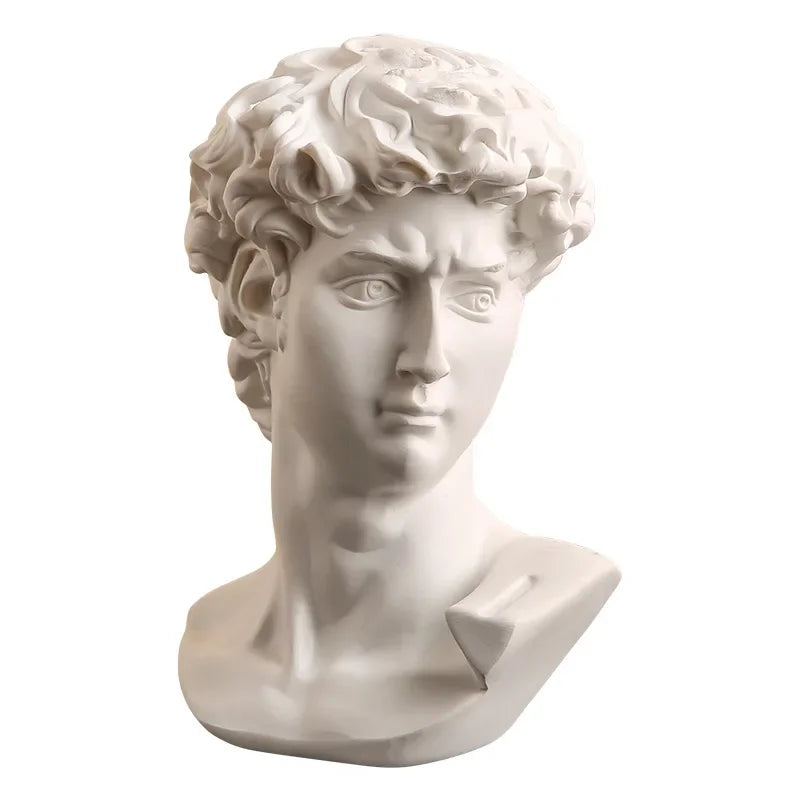 Apollo Bust Greek and Roman Mythology God of Sunlight Resin Head Bust Sculpture Figurine Home Decor